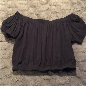 navy blue fitted shirt